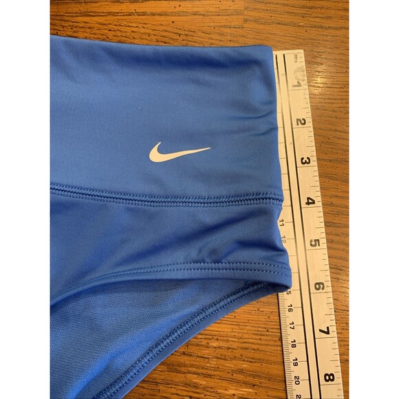 $56 Nike Essential High Waist Swim Bottoms Pacific Blue Size Medium Running Jog - Picture 7 of 13
